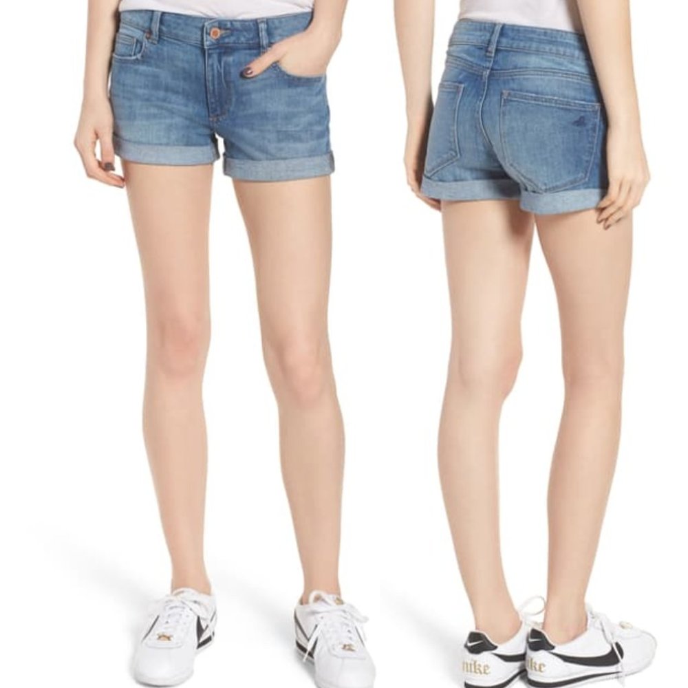 DL1961 Renee Cuff Denim Shorts NWOT